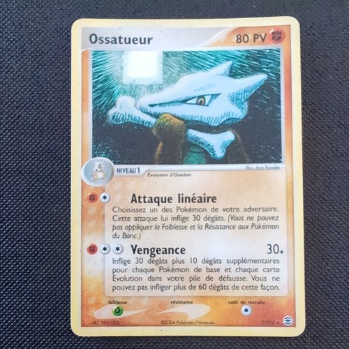 Carte pokémon ossatueur 112 - ossatueur, 7/112