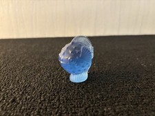 Lalique Crystal Pastel Blue Chest Fish
