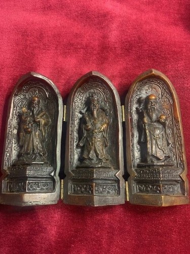 Triptyque autel asiatique - triptyque,