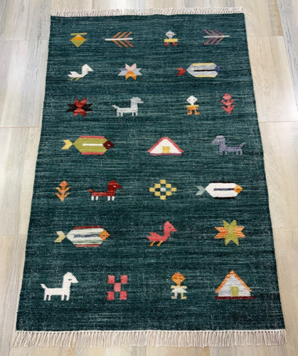 Tapis tribal laine - tribal,