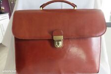 Cartable Cuir Luc D'arvillers Vintage