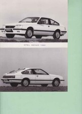 photo de presse / press photo original Opel Monza 1983