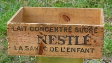 Nestlé ancienne caisse bois - nestlÉ,,