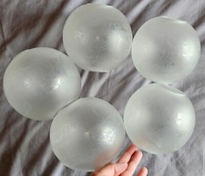 1 à 5 Globe pour lampe / lustre / lampe à pétrole Verre déco fleurs ⌀ = 15 cm