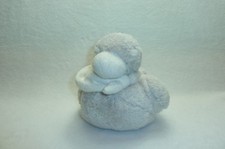 DOUDOU CANARD PELUCHE GRIS BLANC COMME NEUF DIMPEL