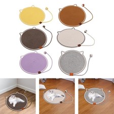 Tapis à gratter rond en corde