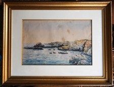 Tableau aquarelle ancienne