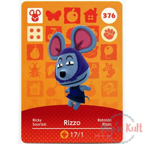 Carte amiibo animal crossing - animal,