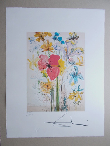 Lithographie salvador dali - salvador,