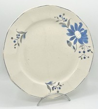 Plat rond en faïence à