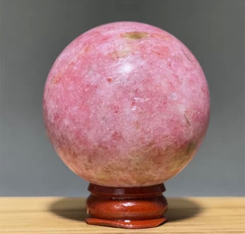 Sphère zoisite rose pierre - rose,