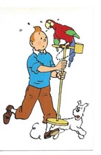 RARE / POSTCARD - TINTIN ET MILOU / POSTCARD POSTCARD TIM & STRUPPI HERGE