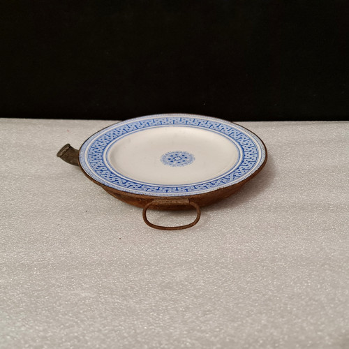 Ancienne assiette bouillie - ancienne,