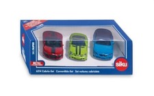 COFFRET 3 MINIATURES SIKU SUPER 1/64 CABRIO SET MERCEDES / AUDI /BMW
