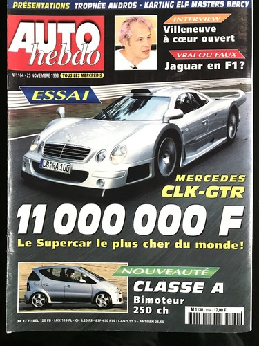 Auto hebdo 1998 - hebdo, 25/11/1998
