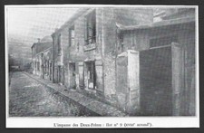 1937 -- PARIS 18th ILOT UNHEALTHY IMPASSE DES DEUX FRERES. 3W253