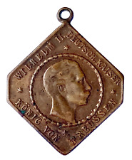 1912 German Hexagonal Military Medal, Kaiserman Över Wilhelm II, Prussia,