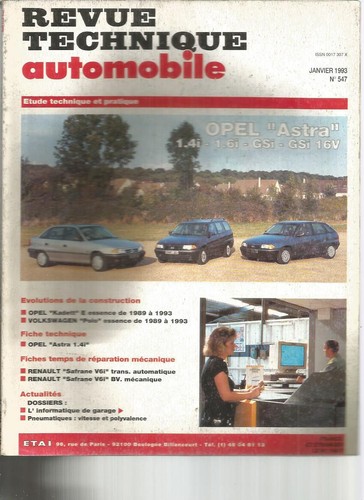 Revue technique automobile - revue,