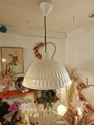 Cloche lampe suspension blanc - cloche,