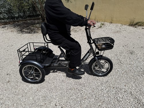 Tricycle adulte électrique - adulte,
