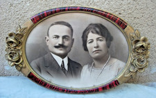 Cadre XIXème ovale  51 X 34