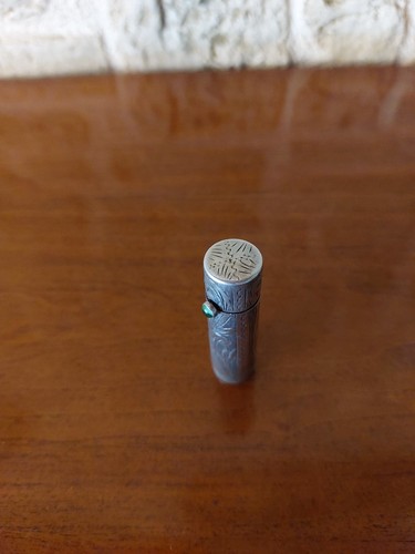 Boite aiguille metal argente - aiguille,