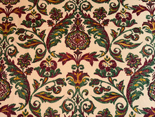 Antique fabric upholstery