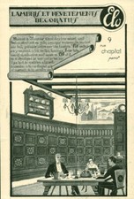 1925 Elo Antique Magazine Decorative Paneling & Coating Advertisement