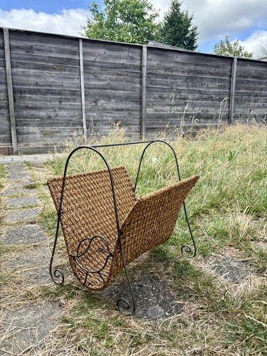 Vintage woven rattan - woven, and