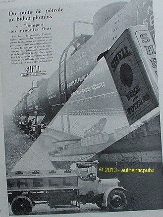 Publicite shell huile essence - shell,