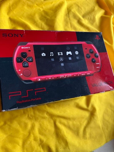 Console sony psp - psp-3000, rouge