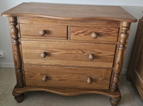 Commode bois marron - , tiroirs