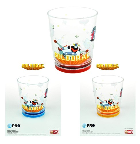 Verre plastique goldorak - goldorak,