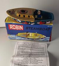 Bateau tôle vapeur pop-pop