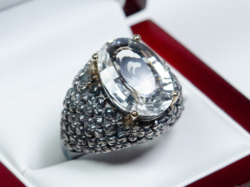 585 argent anneau designer - anneau,