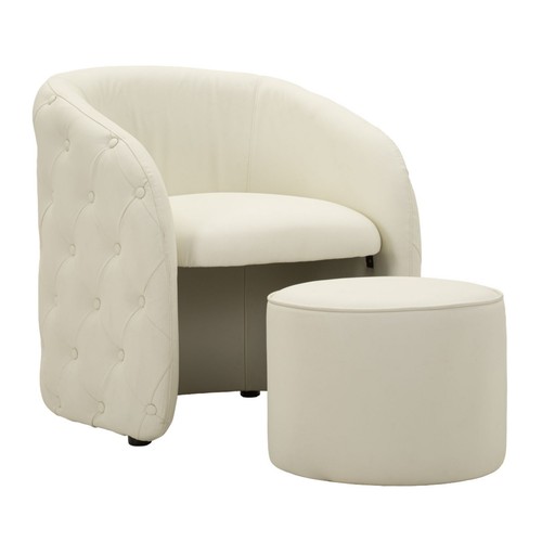 Fauteuil avec pouf zagabria - fauteuil, "zagabria"