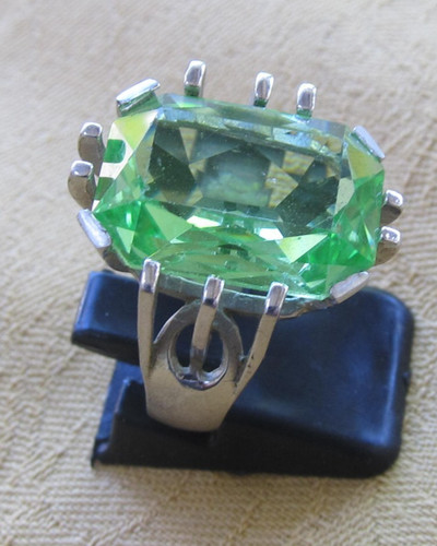 Bague argent 925 sertie - en,