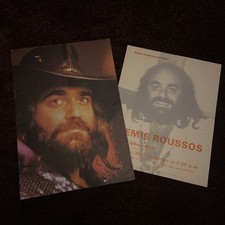Demis Roussos 1975 Concert Tour Programme Book Albert Hall 4/11/75 