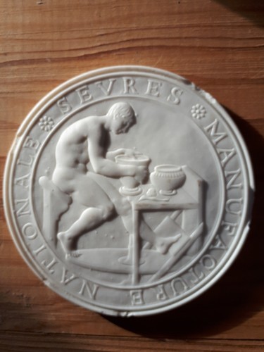 Medaillon porcelaine sevres - porcelaine,