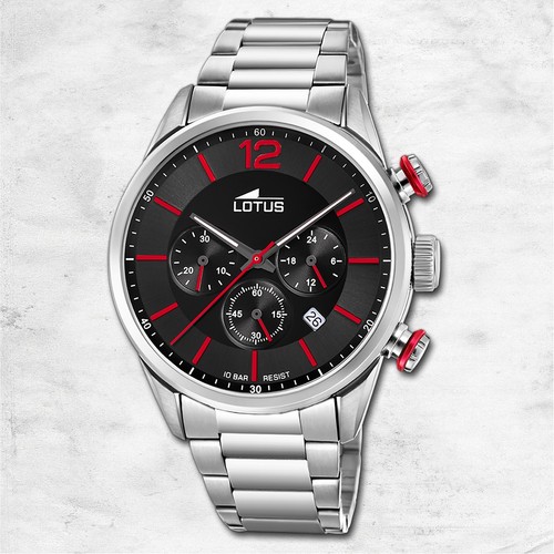 Lotus montre hommes inox - montre,