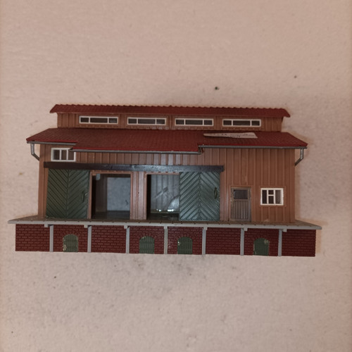 Maquette halle marchandise - halle,