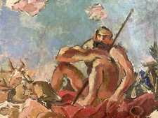 Belle Peinture portrait Huile