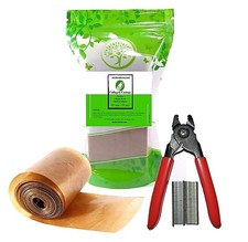 Collagène Boyaux + Pince pour Agrafes - Boyaux à Saucisses, Boyaux de Salami