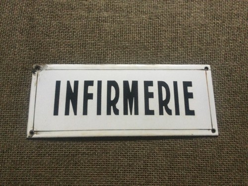 Plaque emaillee ancienne - emaillee,