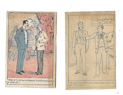 Chromos anciens carte - 3,