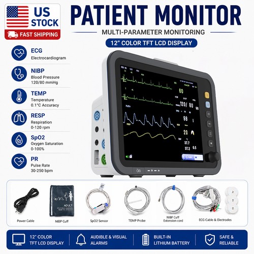Inch patient vital signs - 12-inch,