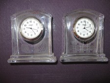 2 pendulettes en cristal