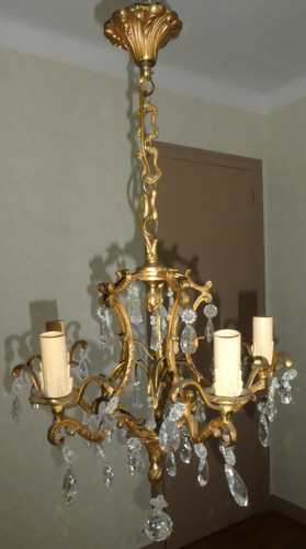 Lustre pampilles cristal - a,