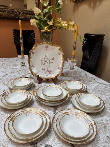 Antique porcelain limoges - limoges, set