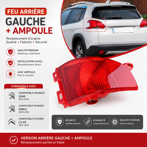 Feu antibrouillard pare chocs - feu,